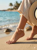 Seashell anklet