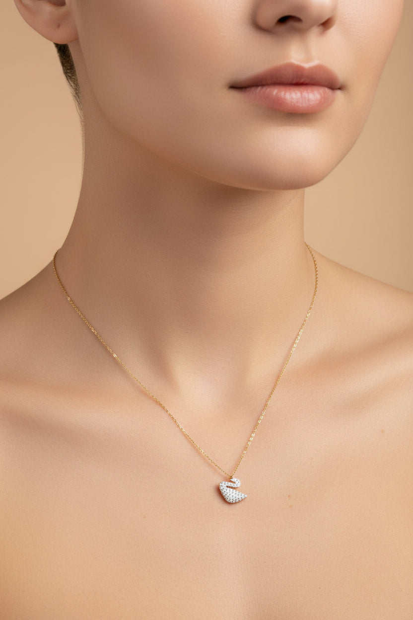 White duck necklace