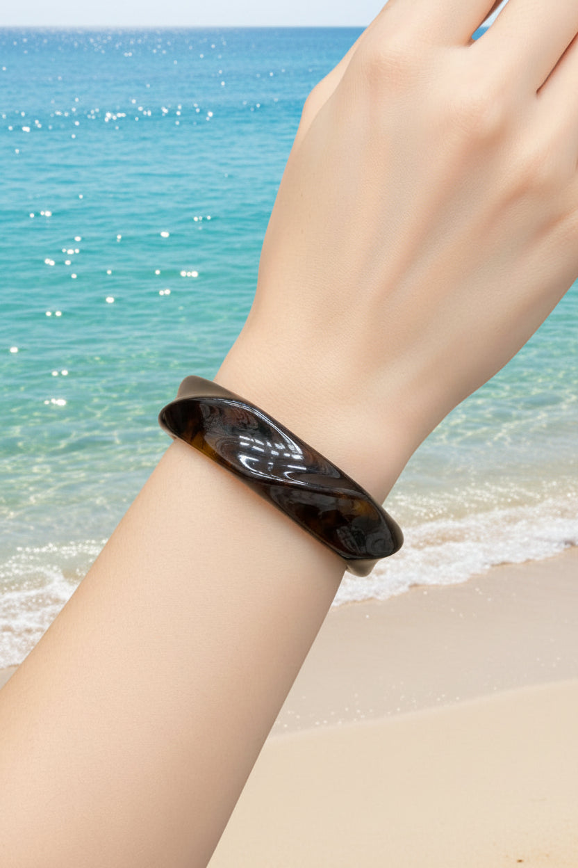 Wave Resin Bangle