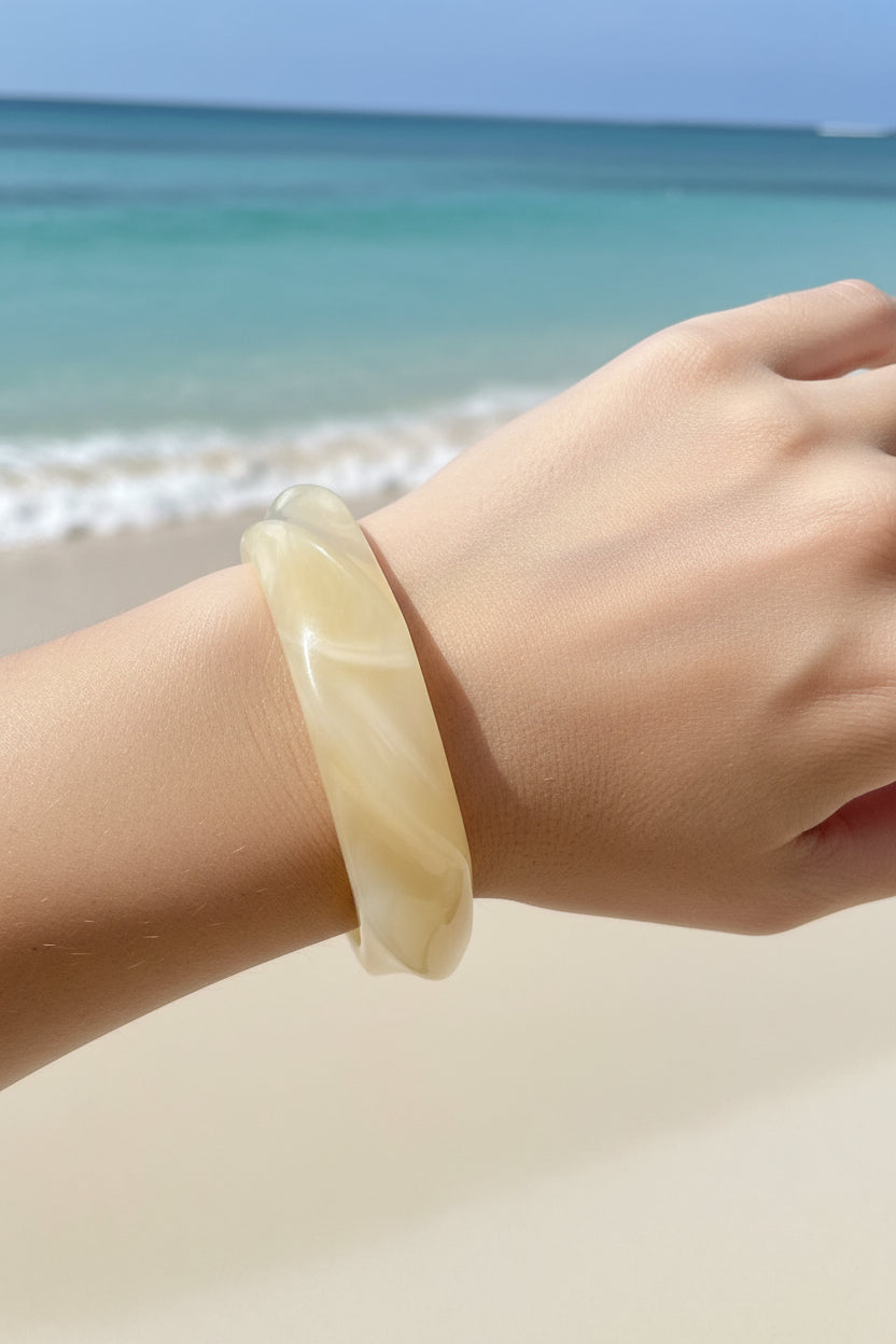 Wave Resin Bangle